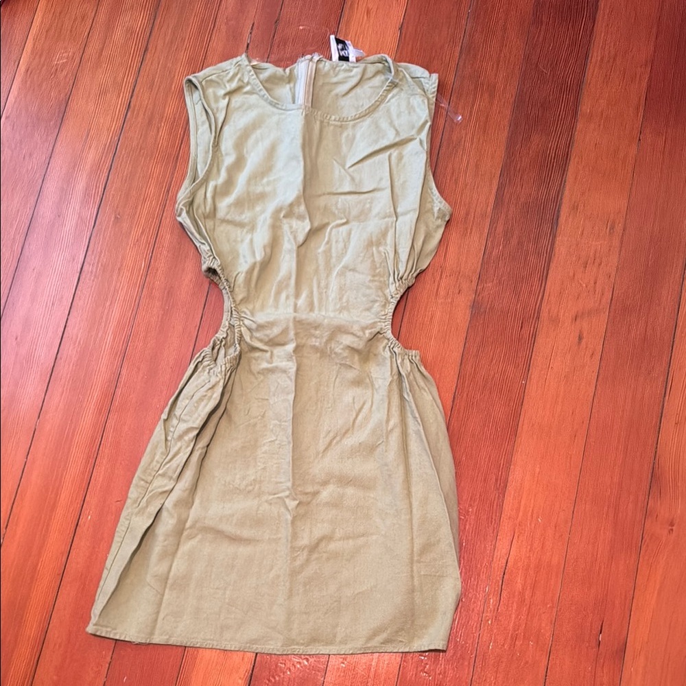 Princess Polly Tan Sheath Mini Dress